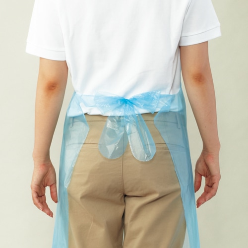 ファーストレイト　PEエプロンN　袖なし　ホワイト　FR-834　1箱（50枚）（ご注文単位1箱）【直送品】