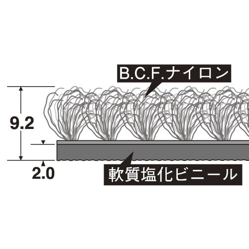 テラモト　トレビアンHC　450×750mm　緑　MR-028-020-1　1枚（ご注文単位1枚）【直送品】