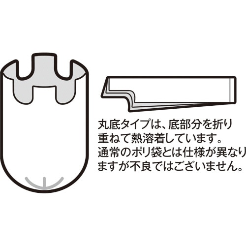 TANOSEE シュレッダーバッグエコノミー 半透明 LLサイズ BOXタイプ 1箱(100枚)(ご注文単位1箱)【直送品】