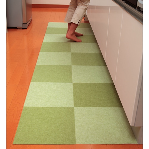 サンコー 撥水バリアフリータイルマット 30×30cm ベージュ&ライトベージュ OJ-37 1パック(20枚)(ご注文単位1パック)【直送品】