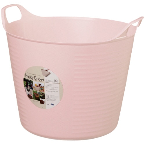 ヒマラヤ化学 ハッピーバケット 本体 丸 M ピンク 1個(ご注文単位1個)【直送品】