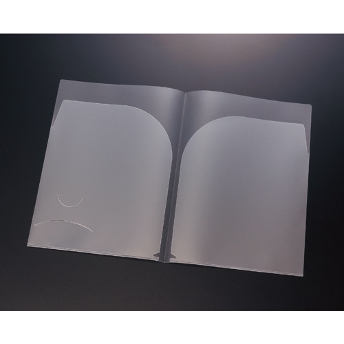 G-Aim クリアホルダー ダブルポケット A4(見開きA3) YF-530 1パック(10枚)(ご注文単位1パック)【直送品】