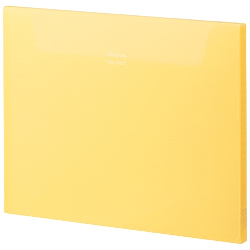 セキセイ ムービー キャリーファイル A4 幅15mm イエロー MV-515F-50 1個(ご注文単位1個)【直送品】