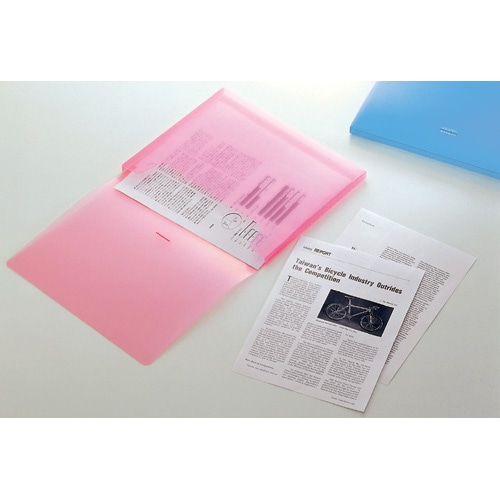 セキセイ ムービー キャリーファイル A4 幅15mm イエロー MV-515F-50 1個(ご注文単位1個)【直送品】