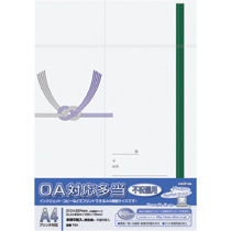 日本ノート　オキナ　OA対応多当　不祝儀用　A4　ハスなし　T31　1パック（5枚）（ご注文単位1パック）【直送品】