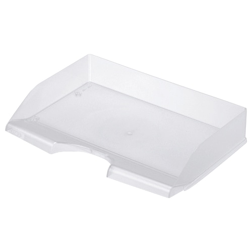 クルーズ　スケルトンカラーレタートレー　A4ヨコ　クリアー　LT-600TR　1個（ご注文単位1個）【直送品】