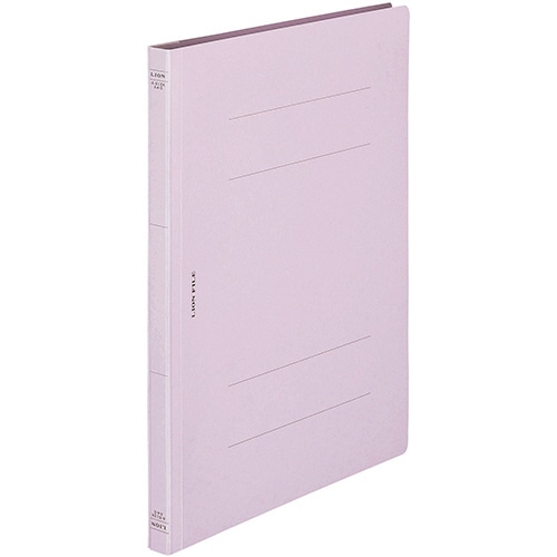 ライオン事務器 フラットファイル(環境) 樹脂押え具 A4タテ 150枚収容 背幅18mm パープル A-512KA4S 1冊(ご注文単位1冊)【直送品】