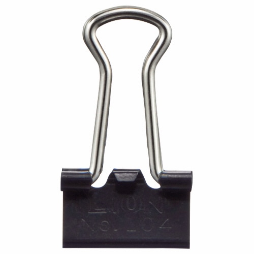 ライオン事務器 バインダークリップ 粒 口幅10mm No.104 1箱(10個)(ご注文単位1箱)【直送品】