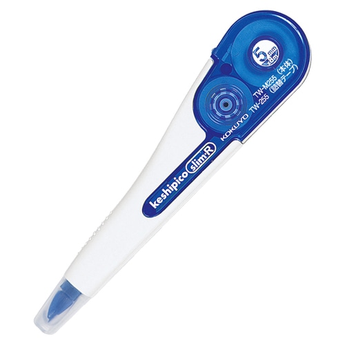 コクヨ　修正テープ（ケシピコスリム）　詰め替えタイプ　本体　5mm幅×8m　青・白　TW-M255　1個（ご注文単位1個）【直送品】