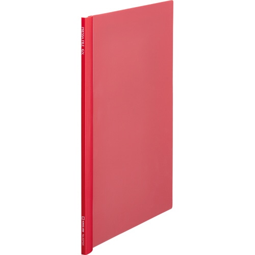 キングジム プレッサファイルGX A4タテ 50枚収容 赤 537GX-R 1冊(ご注文単位1冊)【直送品】