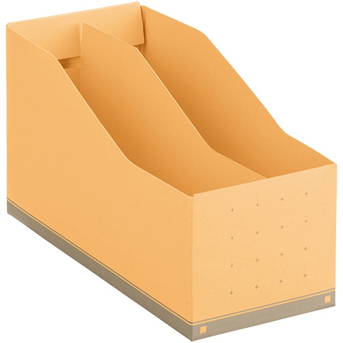 ライオン事務器　ボックスファイル　A5ヨコ　背幅105mm　黄　BF-877　1個（ご注文単位1個）【直送品】