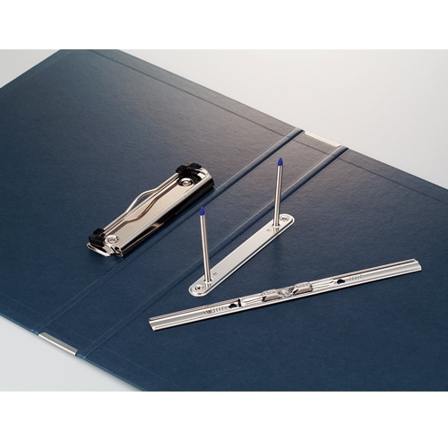 ライオン事務器 両用ファイル A4タテ 背幅45mm 紺 No.170 1冊(ご注文単位1冊)【直送品】