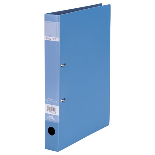 セキセイ　ロックリングファイル　A4タテ　2穴　220枚収容　背幅37mm　ブルー　F-522-10　1冊（ご注文単位1冊）【直送品】