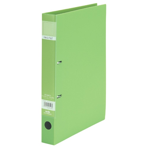 セキセイ　ロックリングファイル　A4タテ　2穴　220枚収容　背幅37mm　グリーン　F-522-30　1冊（ご注文単位1冊）【直送品】