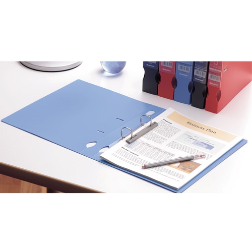 ビュートン Dリングファイル B5タテ 300枚収容 背幅43mm ブルー DRF-B5W-B 1冊(ご注文単位1冊)【直送品】