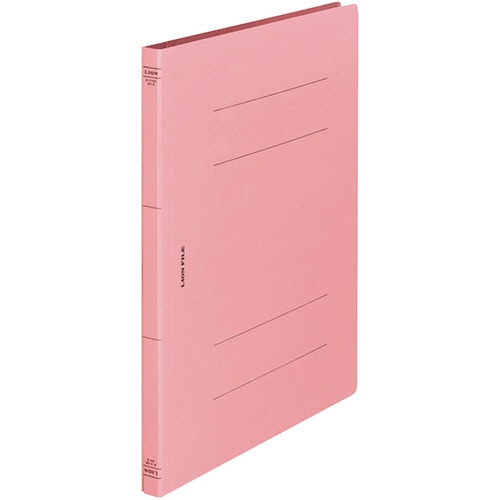 ライオン事務器　フラットファイル（環境）　樹脂押え具　A4タテ　150枚収容　背幅18mm　ピンク　A-516KA4S　1冊（ご注文単位1冊）【直送品】