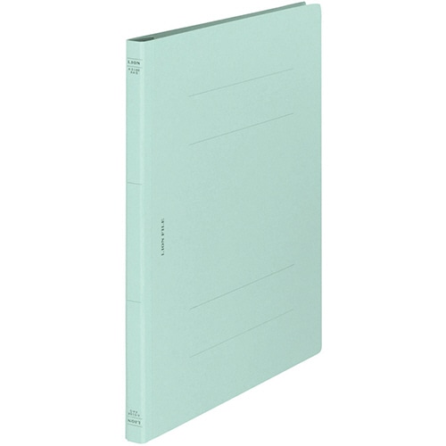 ライオン事務器　フラットファイル（環境）　樹脂押え具　A4タテ　150枚収容　背幅18mm　水　A-518KA4S　1冊（ご注文単位1冊）【直送品】