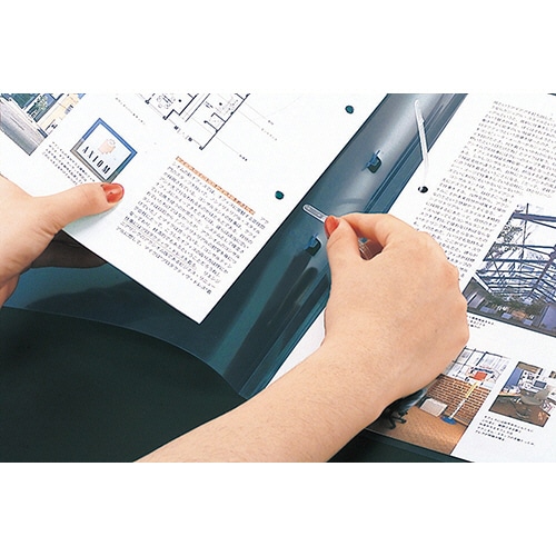 コクヨ　ファスナーファイル（クリヤーカラー）　A4タテ　2穴　90枚収容　緑　フ-P170G　1冊（ご注文単位1冊）【直送品】