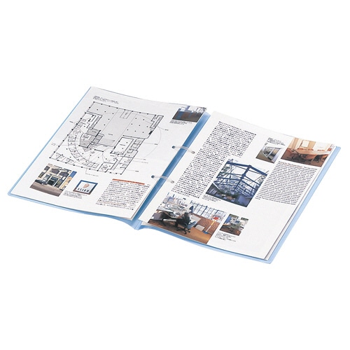 コクヨ ファスナーファイル(クリヤーカラー) A4タテ 2穴 90枚収容 透明 フ-P170T 1冊(ご注文単位1冊)【直送品】