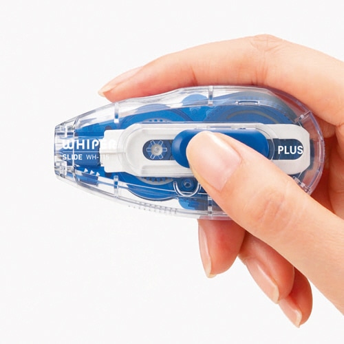 プラス　修正テープ　ホワイパースライド　本体　6mm幅×12m　イエロー　WH-116　YL　1個（ご注文単位1個）【直送品】