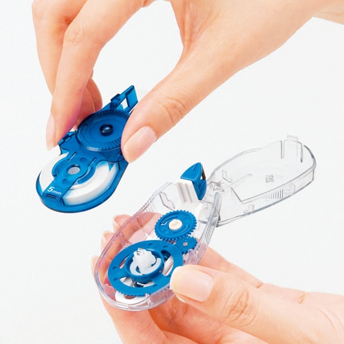 プラス　修正テープ　ホワイパースライド　本体　6mm幅×12m　イエロー　WH-116　YL　1個（ご注文単位1個）【直送品】