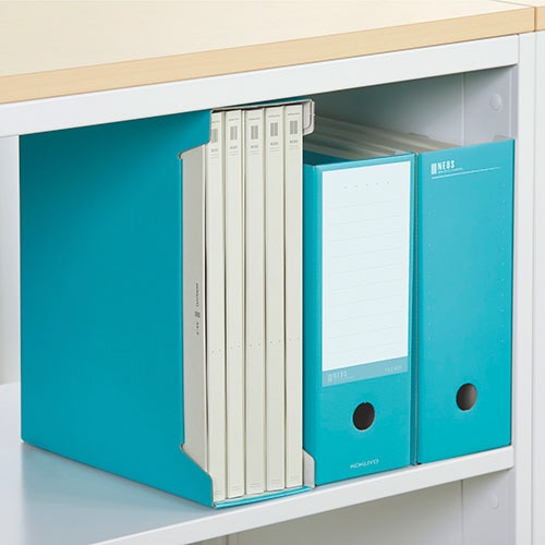 コクヨ ファイルボックス(NEOS) A4ヨコ 背幅102mm オフホワイト A4-NELF-W 1冊(ご注文単位1冊)【直送品】