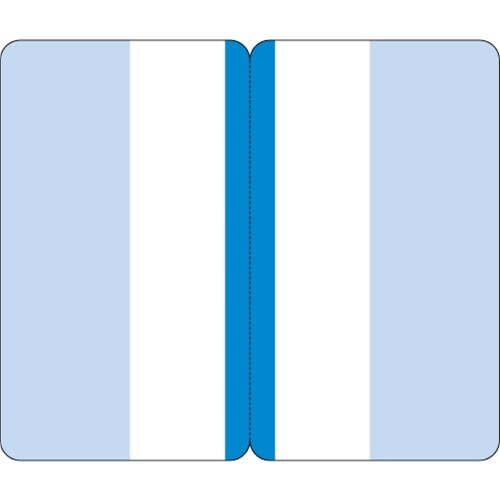 コクヨ クリヤーホルダー用ラベル<KaTaSu>インデックスタイプ M 青 タ-CH22B 1パック(30片:3片×10シート)(ご注文単位1パック)【直送品】