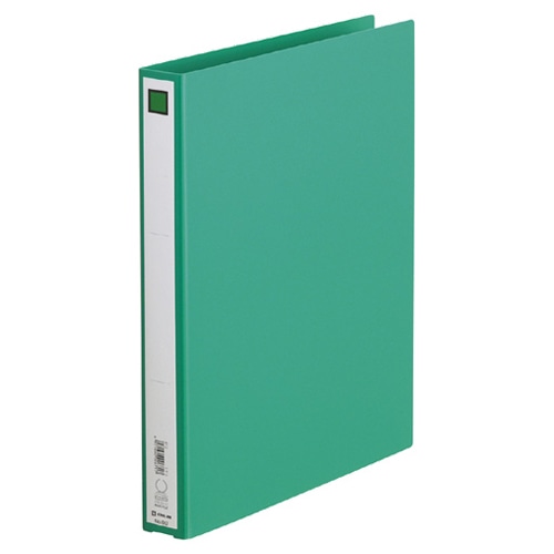 キングジム　リングファイル　エコノミータイプ　A4タテ　2穴　200枚収容　背幅33mm　緑　612-G　1冊（ご注文単位1冊）【直送品】