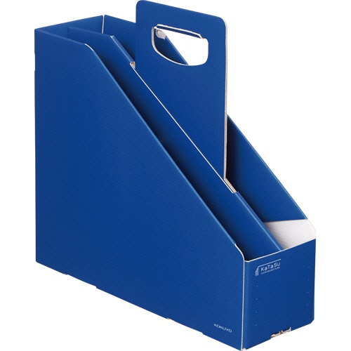 コクヨ ファイルボックス<KaTaSu>取っ手付き・スタンドタイプ ブルー フ-KES470NB 1冊(ご注文単位1冊)【直送品】