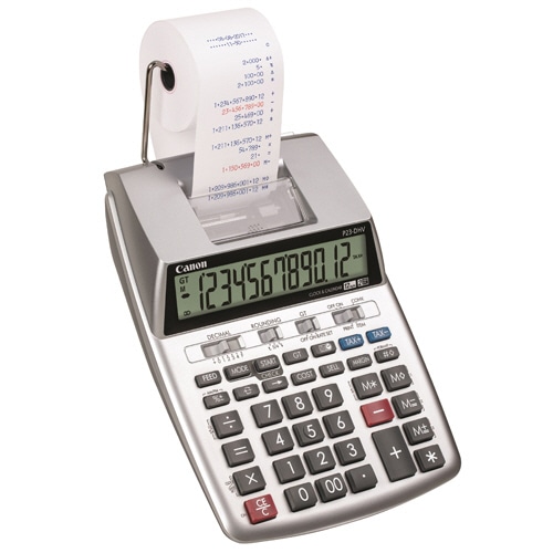 キヤノン　プリンタ電卓　P23-DHV-3　2色印字　12桁　2279C005　1台（ご注文単位1台）【直送品】