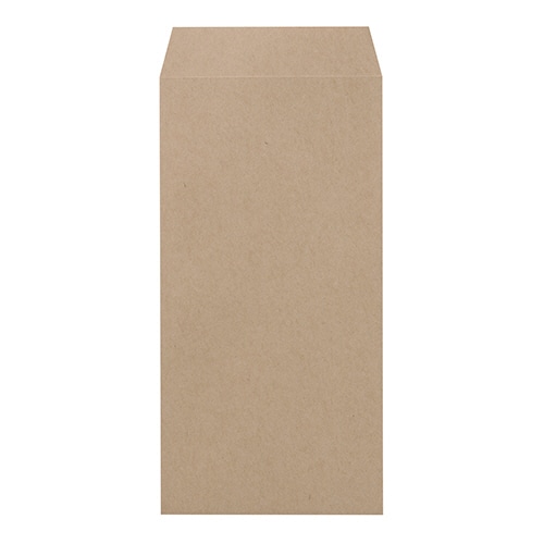 キングコーポレーション　未晒クラフト封筒　長3　テープ付　N3MK80Q100　1パック（100枚）（ご注文単位1パック）【直送品】