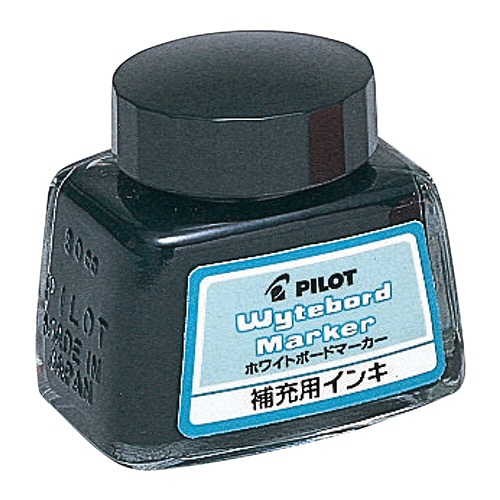 パイロット　ホワイトボードマーカー補充インキ　30ml　ブラック　WBMA-40RF-B　1個（ご注文単位1個）【直送品】