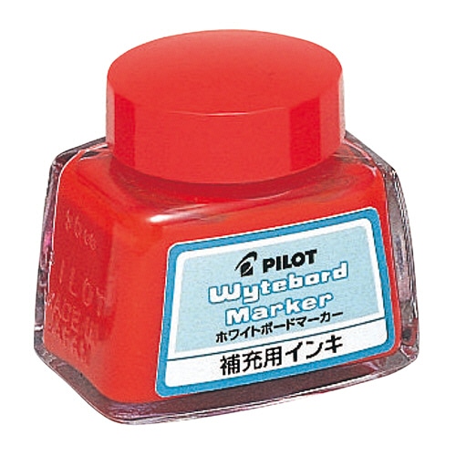 パイロット　ホワイトボードマーカー補充インキ　30ml　レッド　WBMA-40RF-R　1個（ご注文単位1個）【直送品】