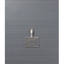 ライオン事務器　IDカード用名札　ヨコ型　成型ハードタイプ　N-200　1個（ご注文単位1個）【直送品】