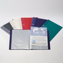 テージー クリアファイル A4タテ 40ポケット 背幅25mm アイボリー CF-444-31 1冊(ご注文単位1冊)【直送品】