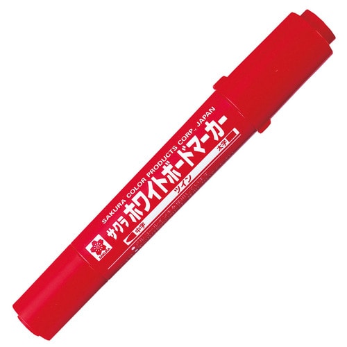 サクラクレパス　ホワイトボードマーカーツイン　あか　WBK-T#19　1本（ご注文単位1本）【直送品】
