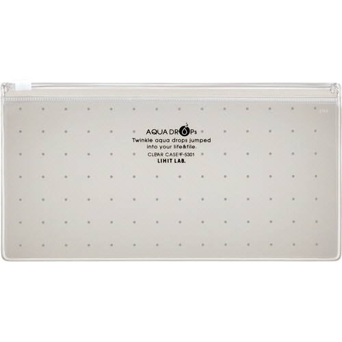 リヒトラブ　AQUA　DROPs　クリヤーケース　PEN（通帳）　乳白　F-5301-1　1枚（ご注文単位1枚）【直送品】