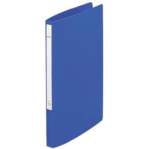 リヒトラブ　スーパーパンチレスファイル　A4タテ　120枚収容　背幅20mm　青　F-347U-8　1冊（ご注文単位1冊）【直送品】
