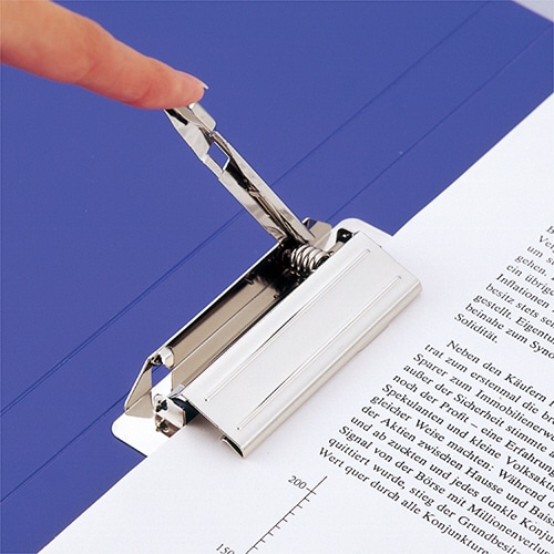 リヒトラブ　スーパーパンチレスファイル　A4タテ　120枚収容　背幅20mm　青　F-347U-8　1冊（ご注文単位1冊）【直送品】