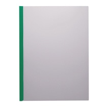 TANOSEE　スライディングレールホルダー　A4タテ　20枚収容　グリーン　1パック（10冊）（ご注文単位1パック）【直送品】