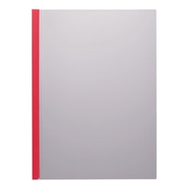 TANOSEE　スライディングレールホルダー　A4タテ　20枚収容　レッド　1パック（10冊）（ご注文単位1パック）【直送品】