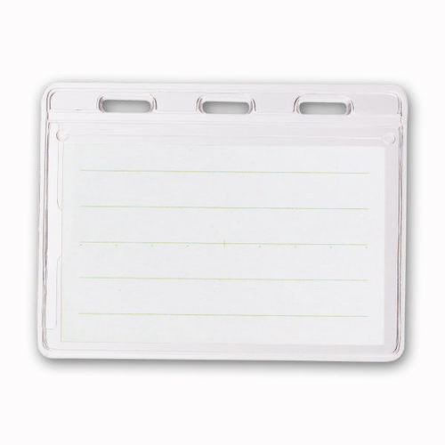 ソニック 名札用表示面ケース 2枚収納タイプ ソフト NF-678 1パック(5枚)(ご注文単位1パック)【直送品】