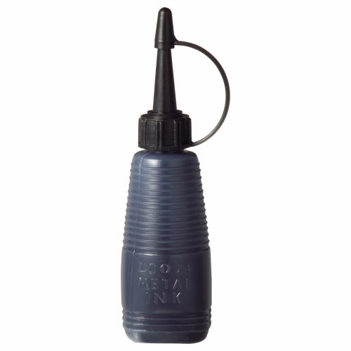 ライオン事務器　メタルインキ　黒　30ml　207-82　1個（ご注文単位1個）【直送品】
