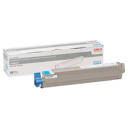 OKI トナーカートリッジ シアン TNR-C3HC1 1個(ご注文単位1個)【直送品】