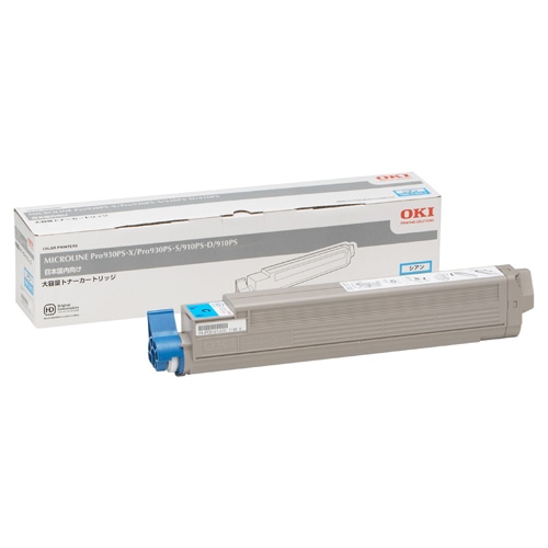 OKI 大容量トナーカートリッジ シアン TNR-C3HC2 1個(ご注文単位1個)【直送品】