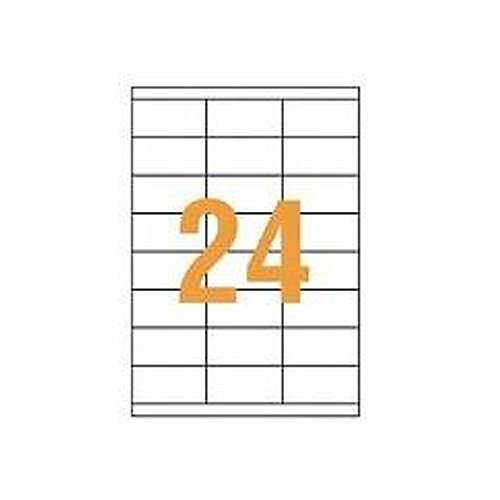 ライオン事務器 LPタックラベル B4判 42×85.6mm(24片入) LP-124 1箱(100シート)(ご注文単位1箱)【直送品】