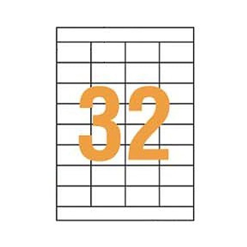 ライオン事務器 LPタックラベル A4判 34×52.5mm(32片入) LP-232 1箱(100シート)(ご注文単位1箱)【直送品】