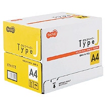 TANOSEE　αエコペーパー　タイプJ　A4　1箱（2500枚：500枚×5冊）（ご注文単位1箱）【直送品】