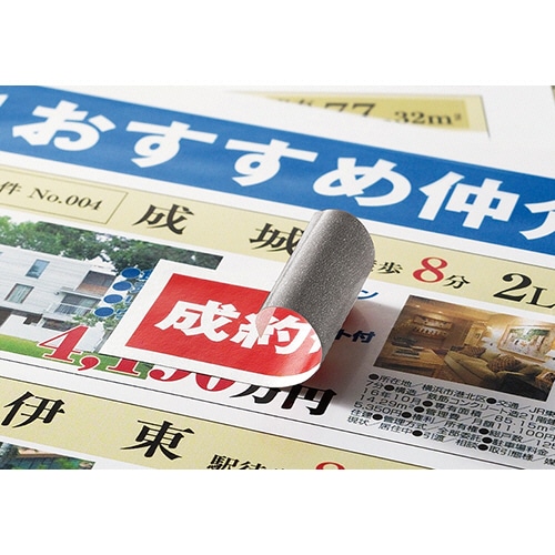 エーワン　ラベルシール［プリンタ兼用］　下地がかくせる修正タイプ　マット紙・ホワイト　A4　24面　70×33.9mm　四辺余白付　31565　1冊（12シート）（ご注文単位1冊）【直送品】