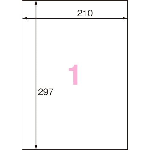 コクヨ カラーレーザー&カラーコピー用耐水紙ラベル A4 ノーカット LBP-WP6900N 1冊(20シート)(ご注文単位1冊)【直送品】